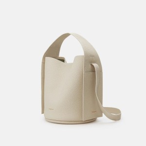 Songmont Drippy Bucket Bag White | USA STEYQG952