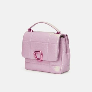 Songmont Medium Chocolate Bag Pink | USA LNEUTF108