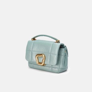 Songmont Mini Chocolate Bag Turquoise | USA IKXBUZ758