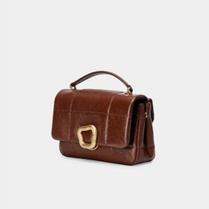 Songmont Small Chocolate Bag Brown | USA ONWQMY148