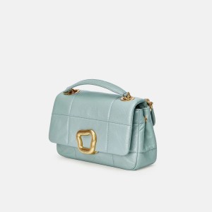 Songmont Small Chocolate Bag Turquoise | USA NYGSAL304