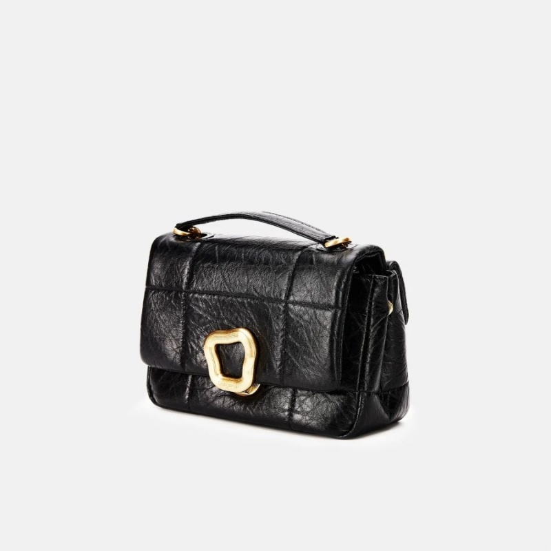 Songmont Small Chocolate Bag Black | USA URFZON197