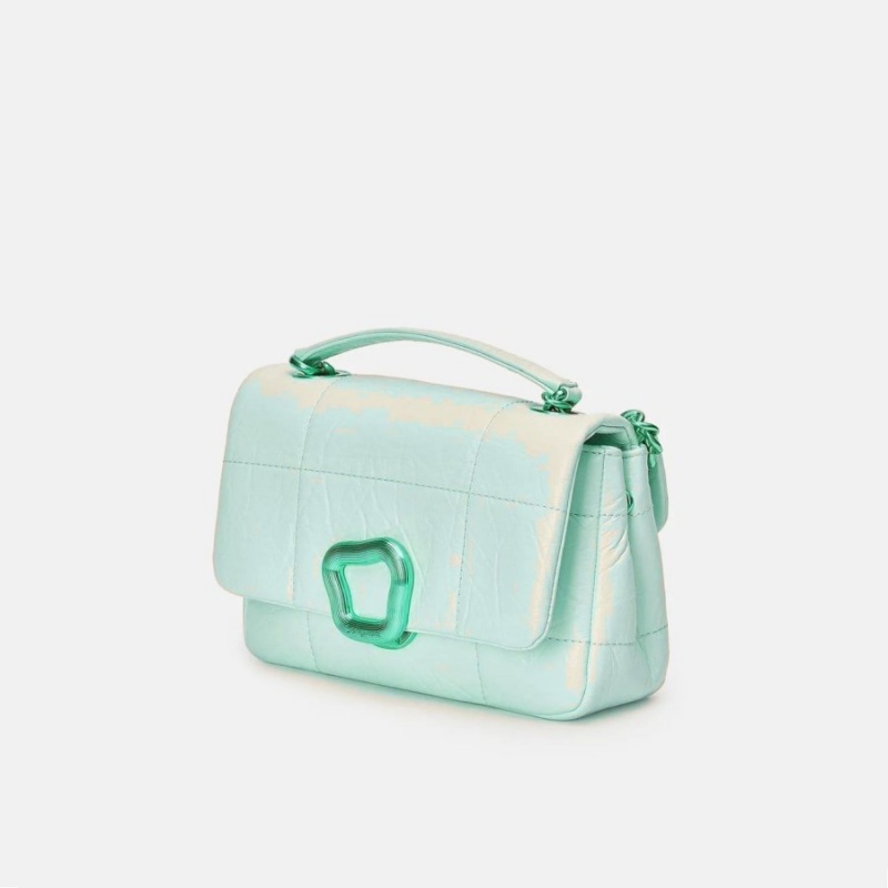 Songmont Small Chocolate Bag Mint | USA MYUFHQ068