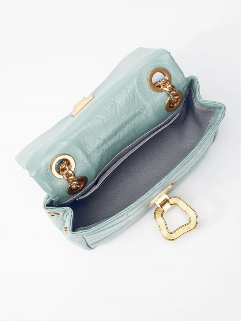 Songmont Small Chocolate Bag Turquoise | USA NYGSAL304